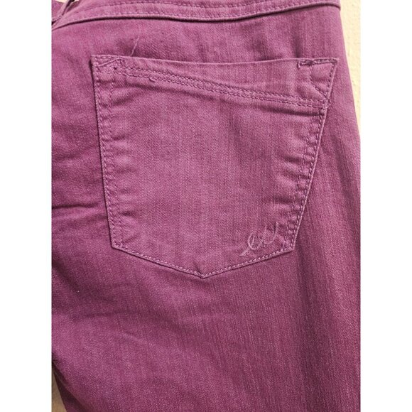 Express Women's Zelda Slim Fit Ultra Low Rise Purple Jean Legging Size 6 NWT - Picture 7 of 13